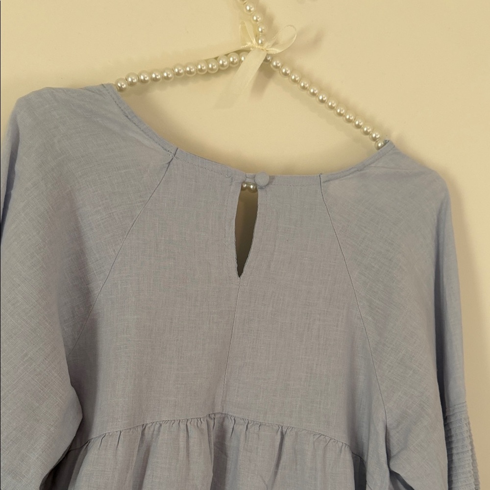 Mable Blue Button Dress - Picture 7 of 9